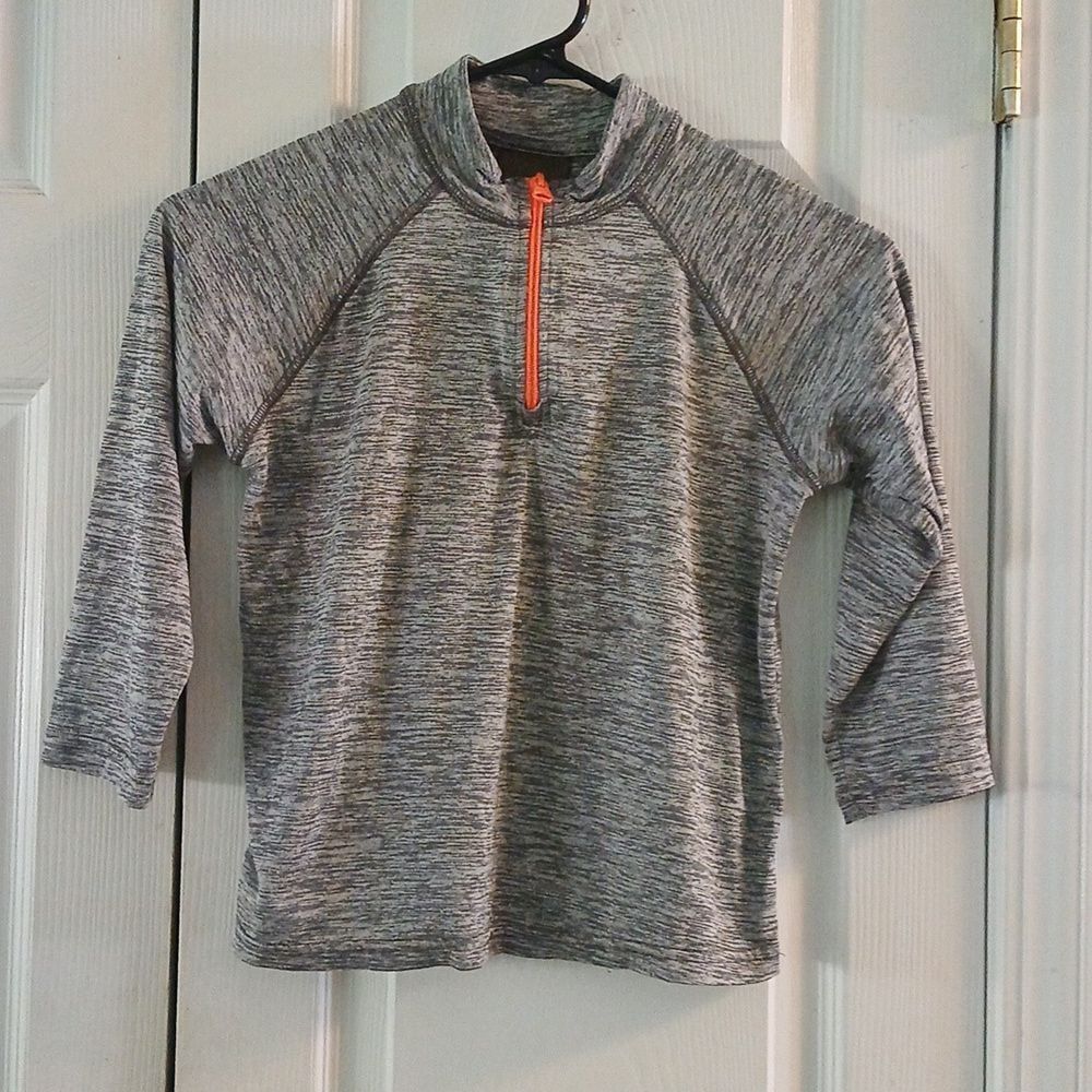 Buzz Cuts lightweight gray long sleeve pullover  Sz M  (5/6)